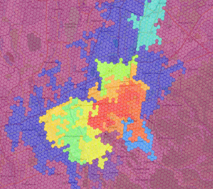 Preview of Clusters of Almaty Agglomeration